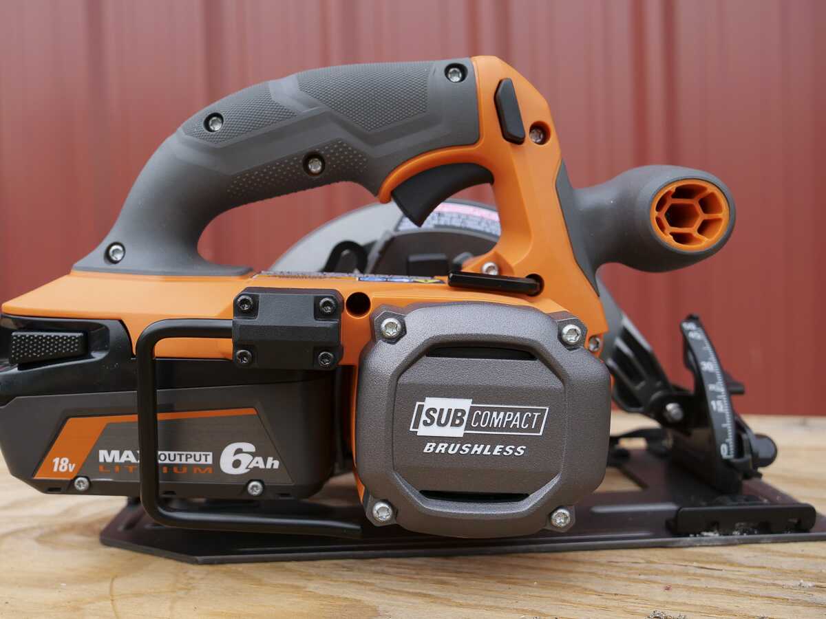 Ridgid compact 2024 circular saw